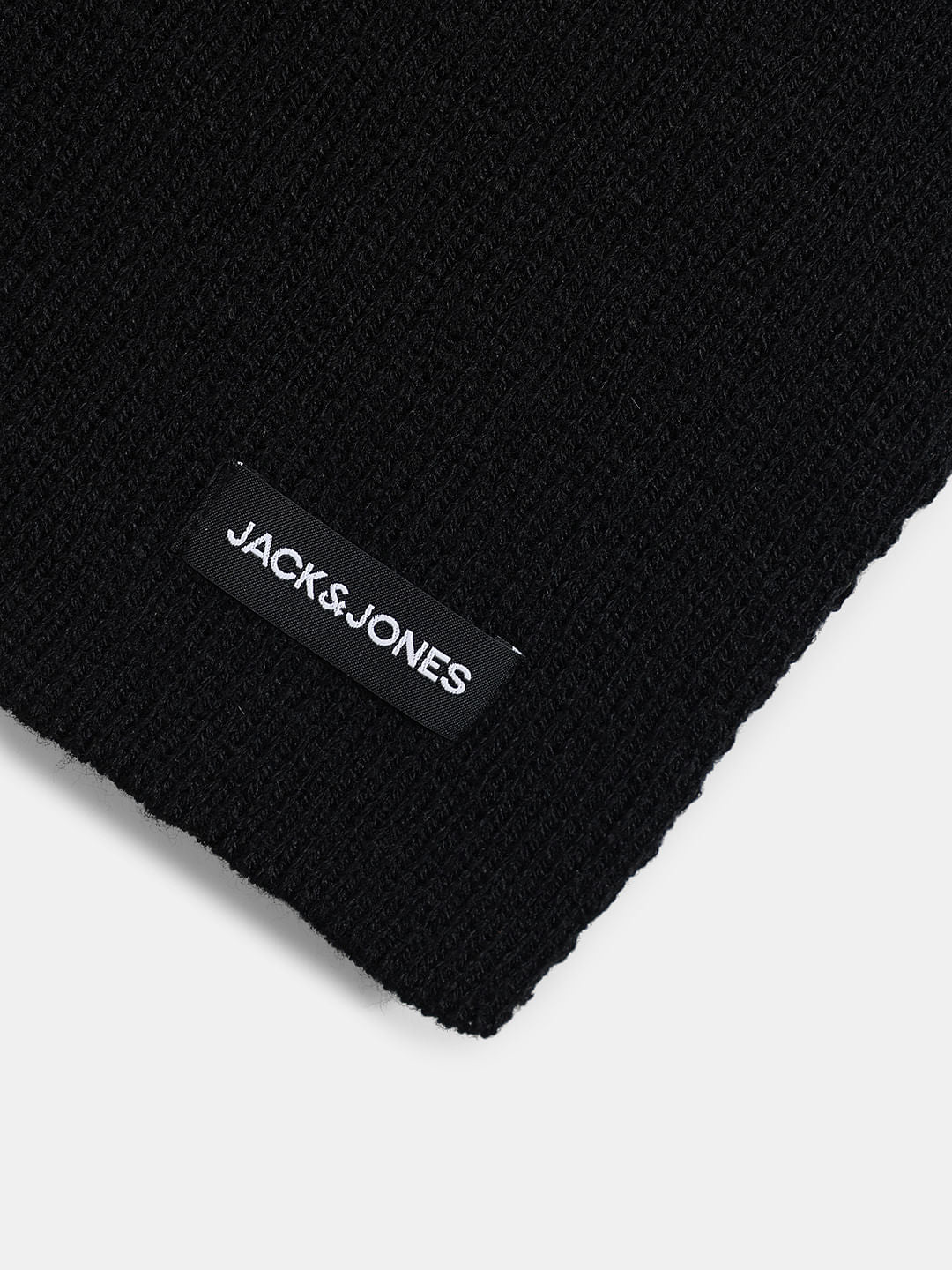 Black Knitted Scarf - Image 3
