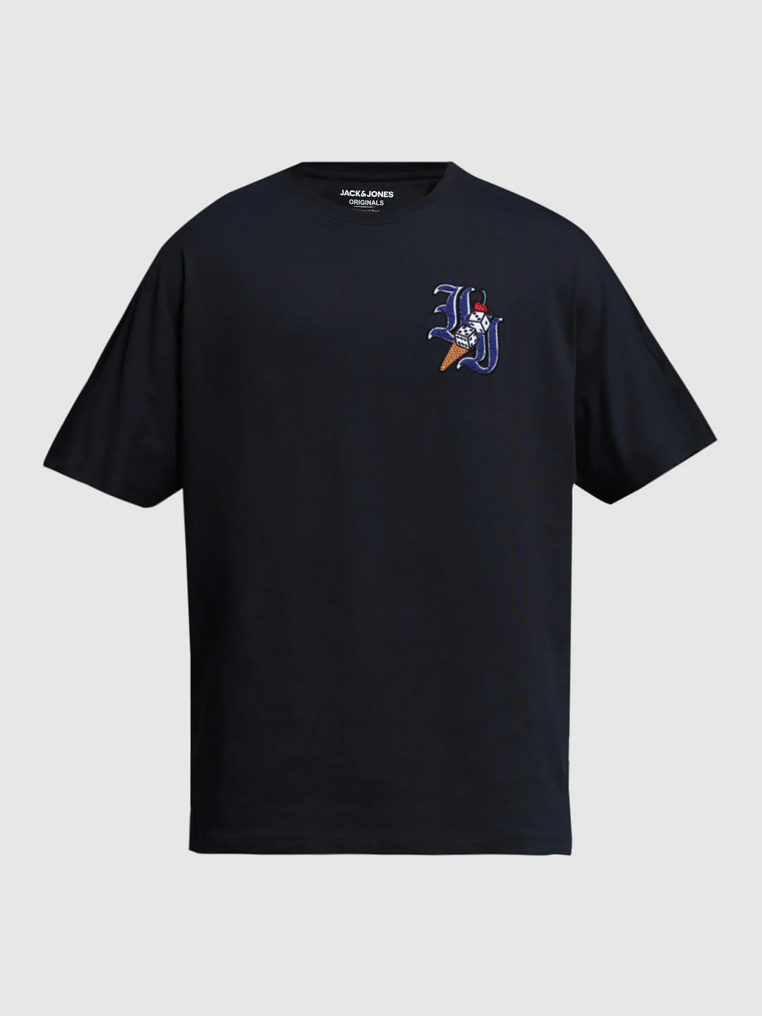 Black Drop Shoulder T-shirt - Image 8