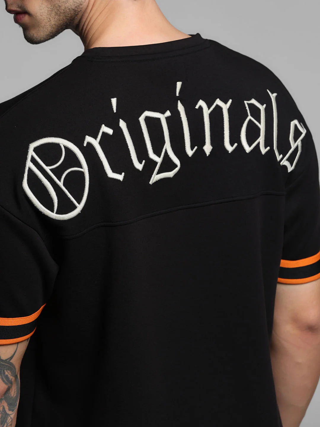 Black Varsity Co-ord Set T-shirt - Image 5