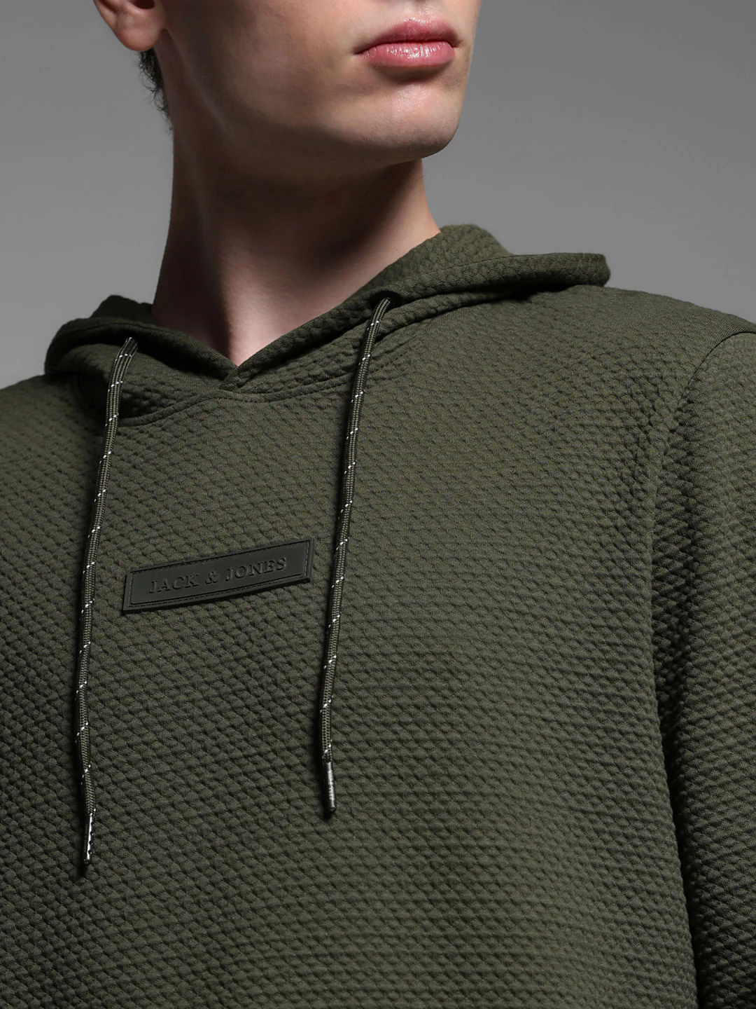 GREEN HOODED SWEATSHIRT - Image 5