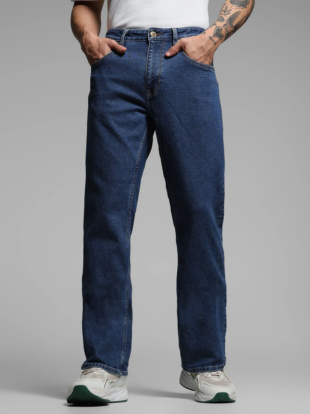 Light Blue High Rise Cliff Bootcut Jeans