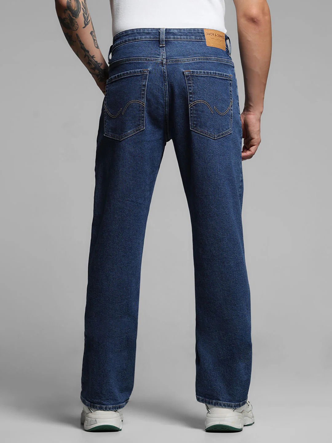 Light Blue High Rise Cliff Bootcut Jeans - Image 3