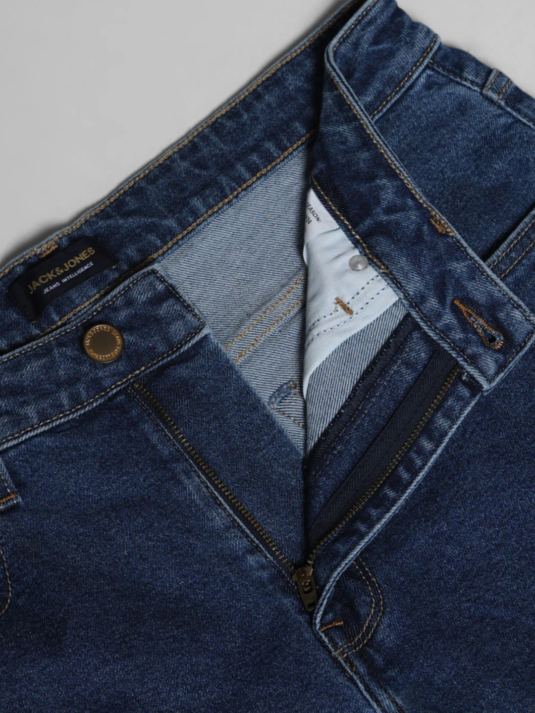 Light Blue High Rise Cliff Bootcut Jeans - Image 5