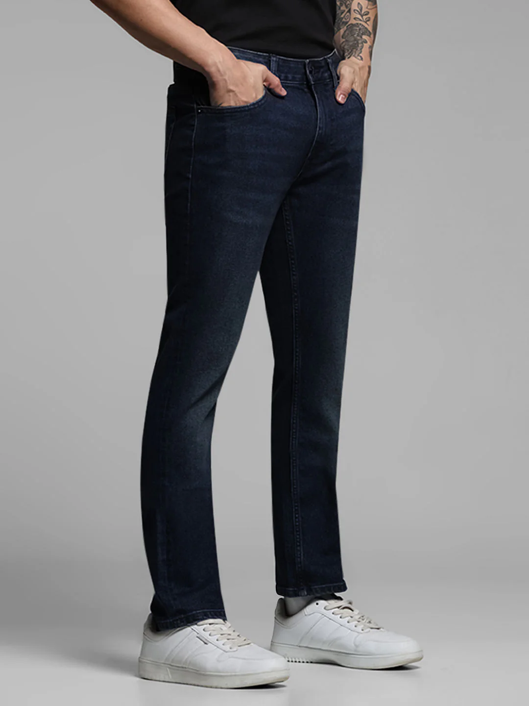 Blue Washed Clark Regular Fit Jeans - Image 2
