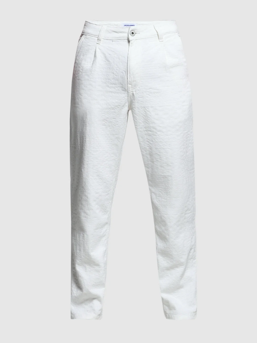 White Low Rise Ace Anti Fit Jeans - Image 7