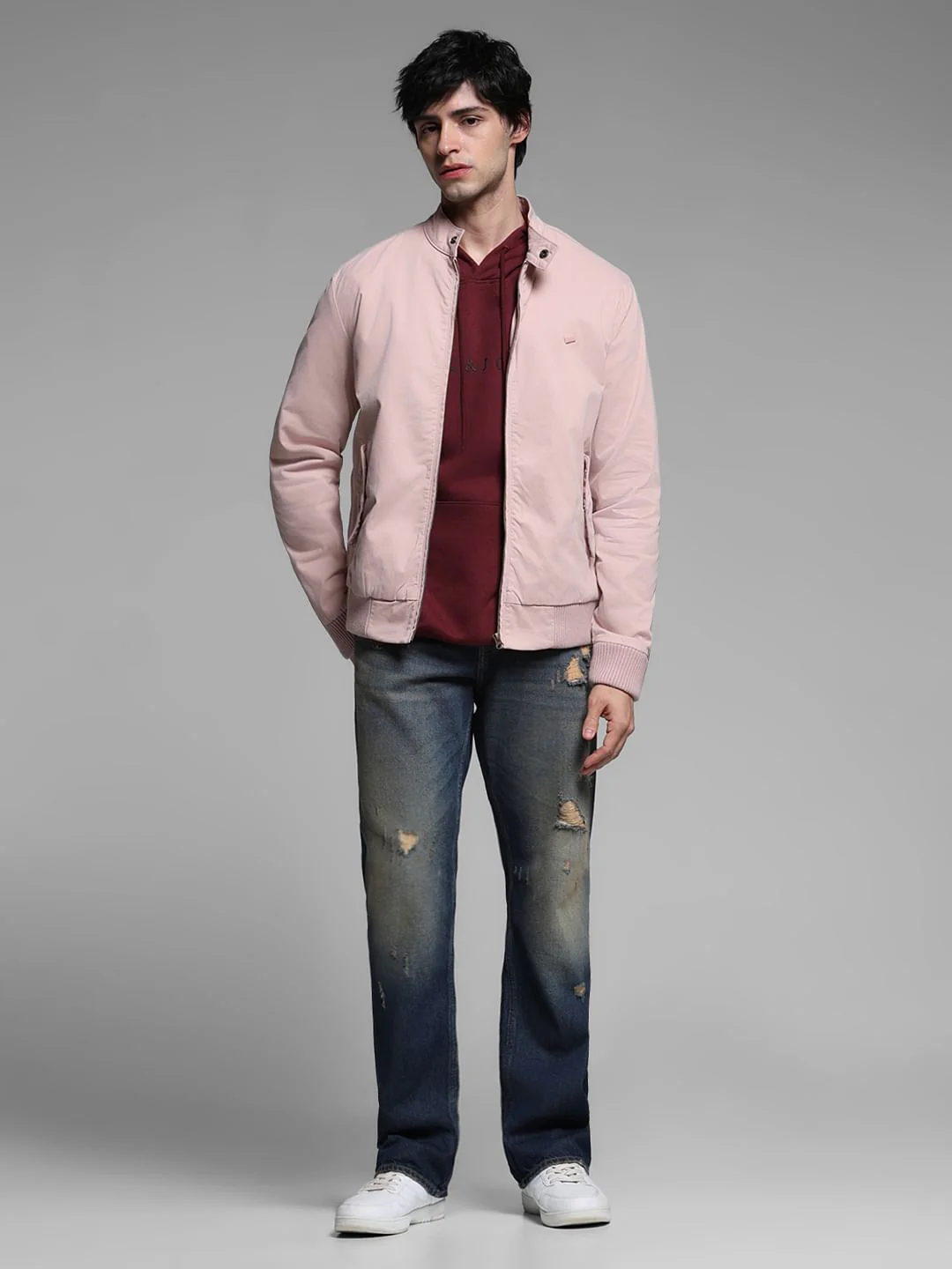 Light Pink Bomber Jacket - Image 6