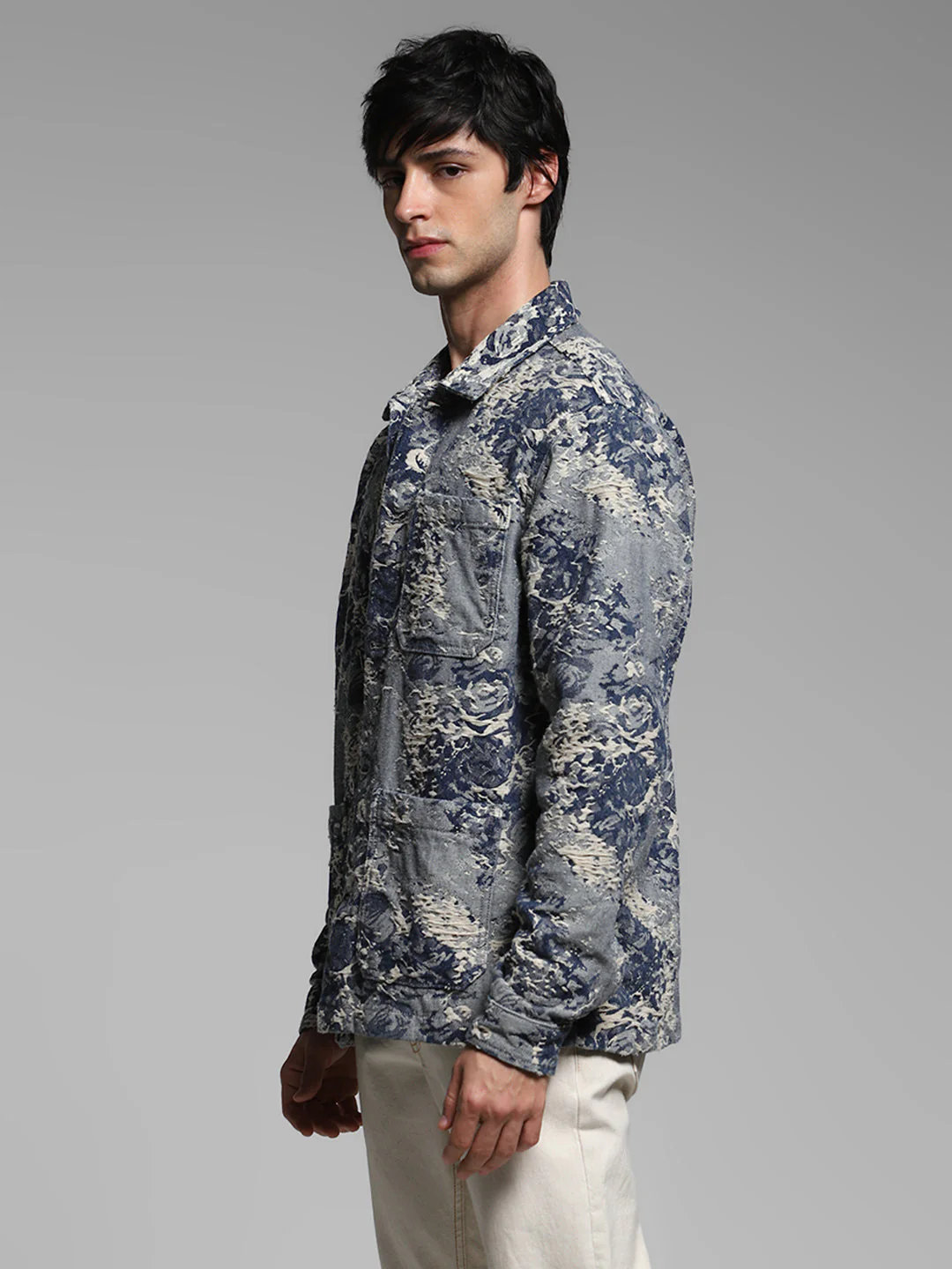 Textured Camo Jacket - Image 3