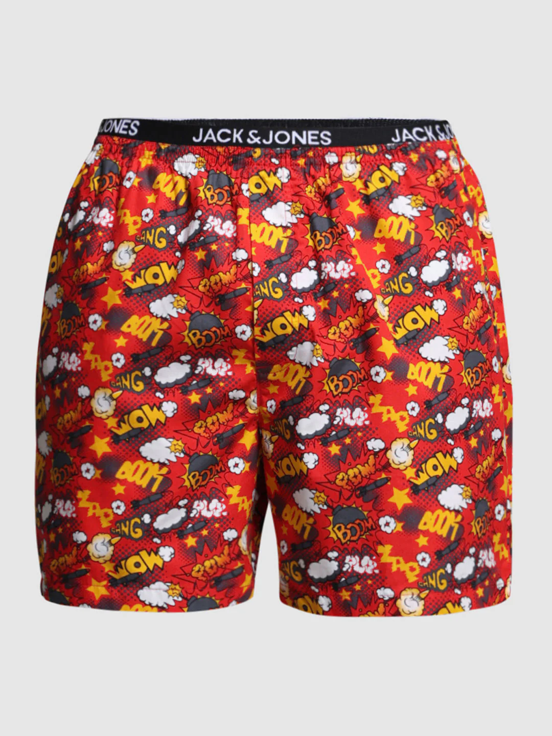 Red Printed Cotton Boxers - Image 6