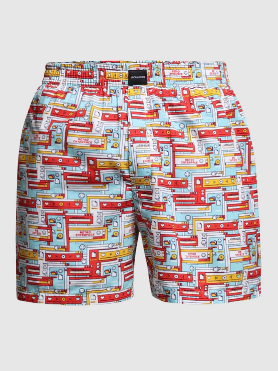 Blue Printed Cotton Boxers - Image 6