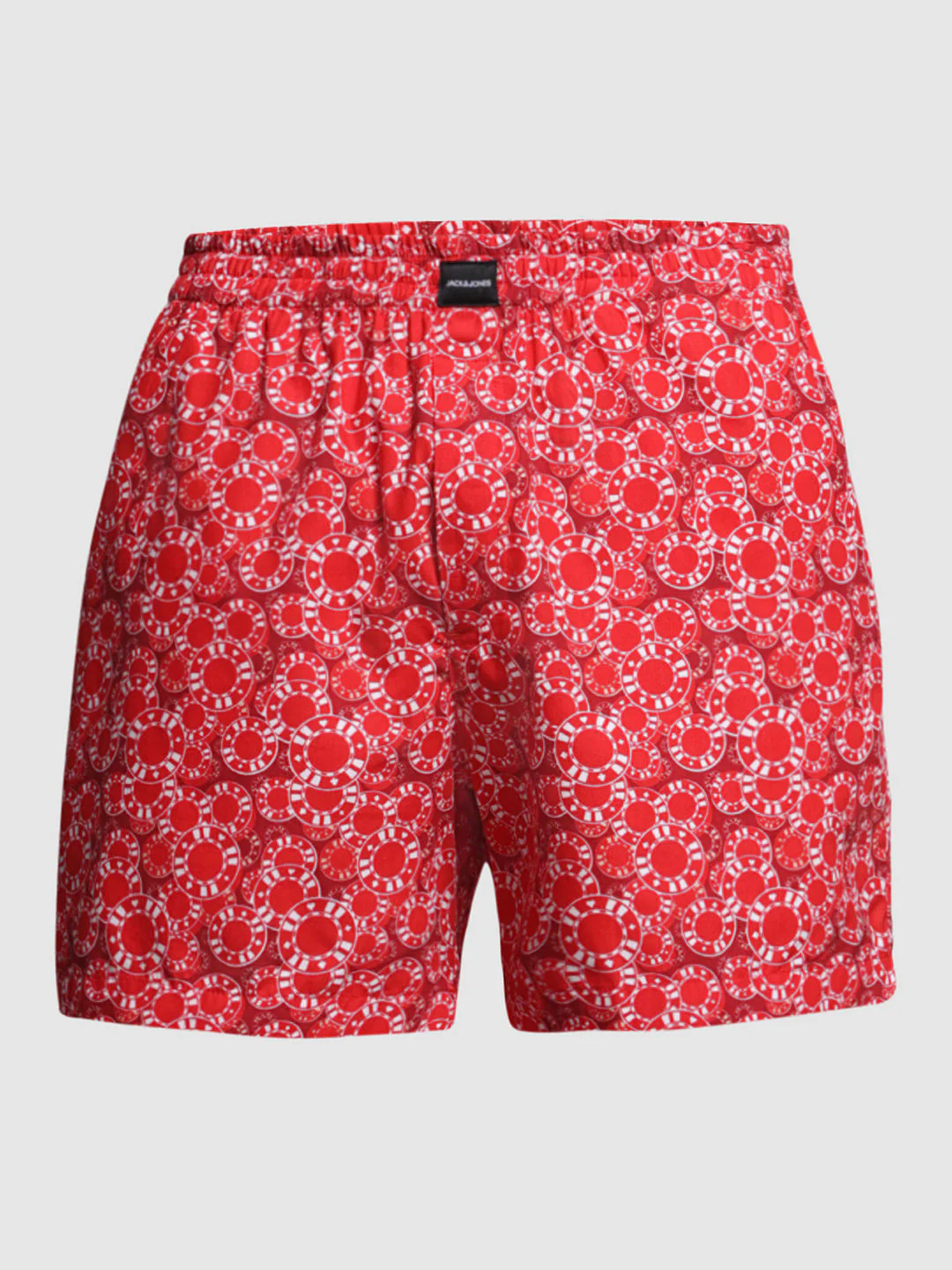 Red Casino Coin Print Cotton Boxers - Image 6