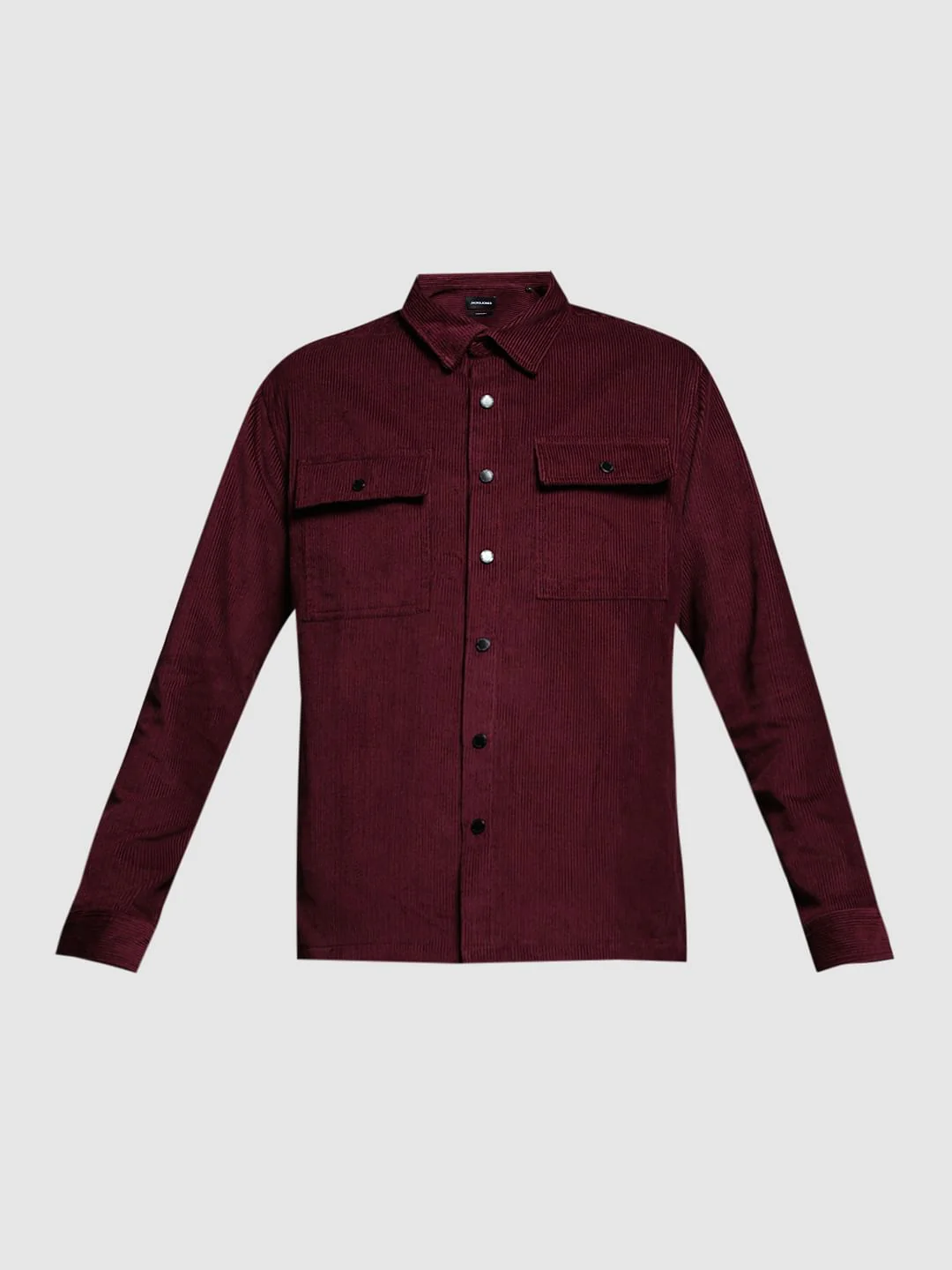 Maroon Oversized Corduroy Shirt - Image 7
