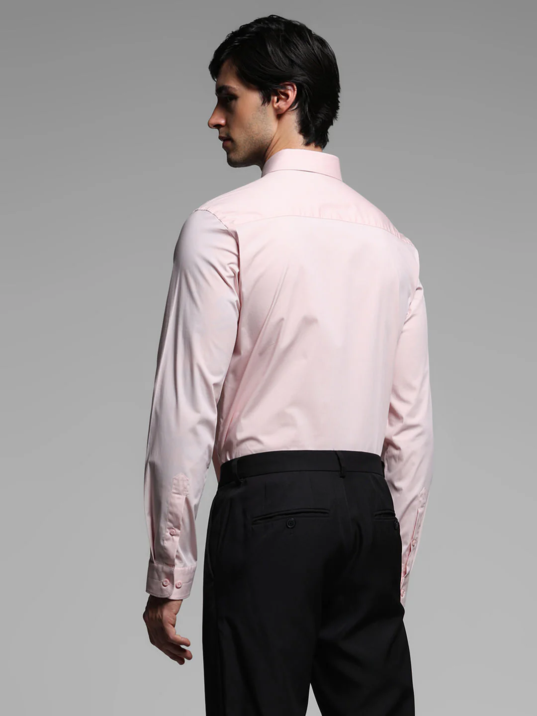 Pink Cotton Full Sleeves Shirt - Image 4