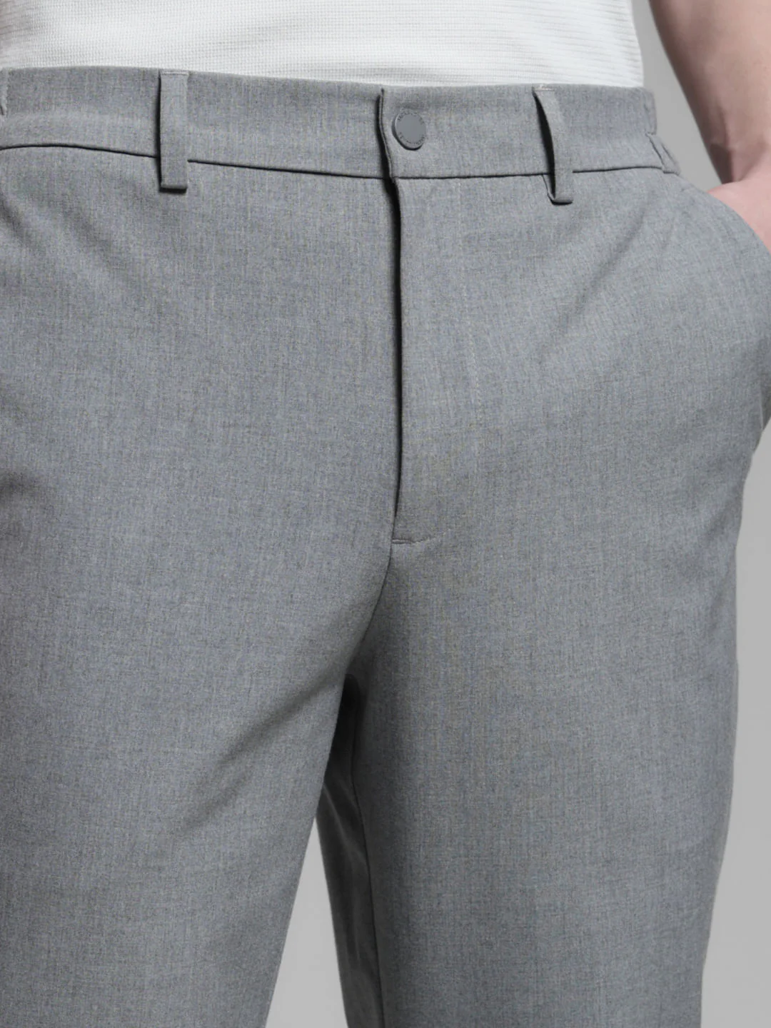 GREY SLIM FIT CHINOS - Image 4