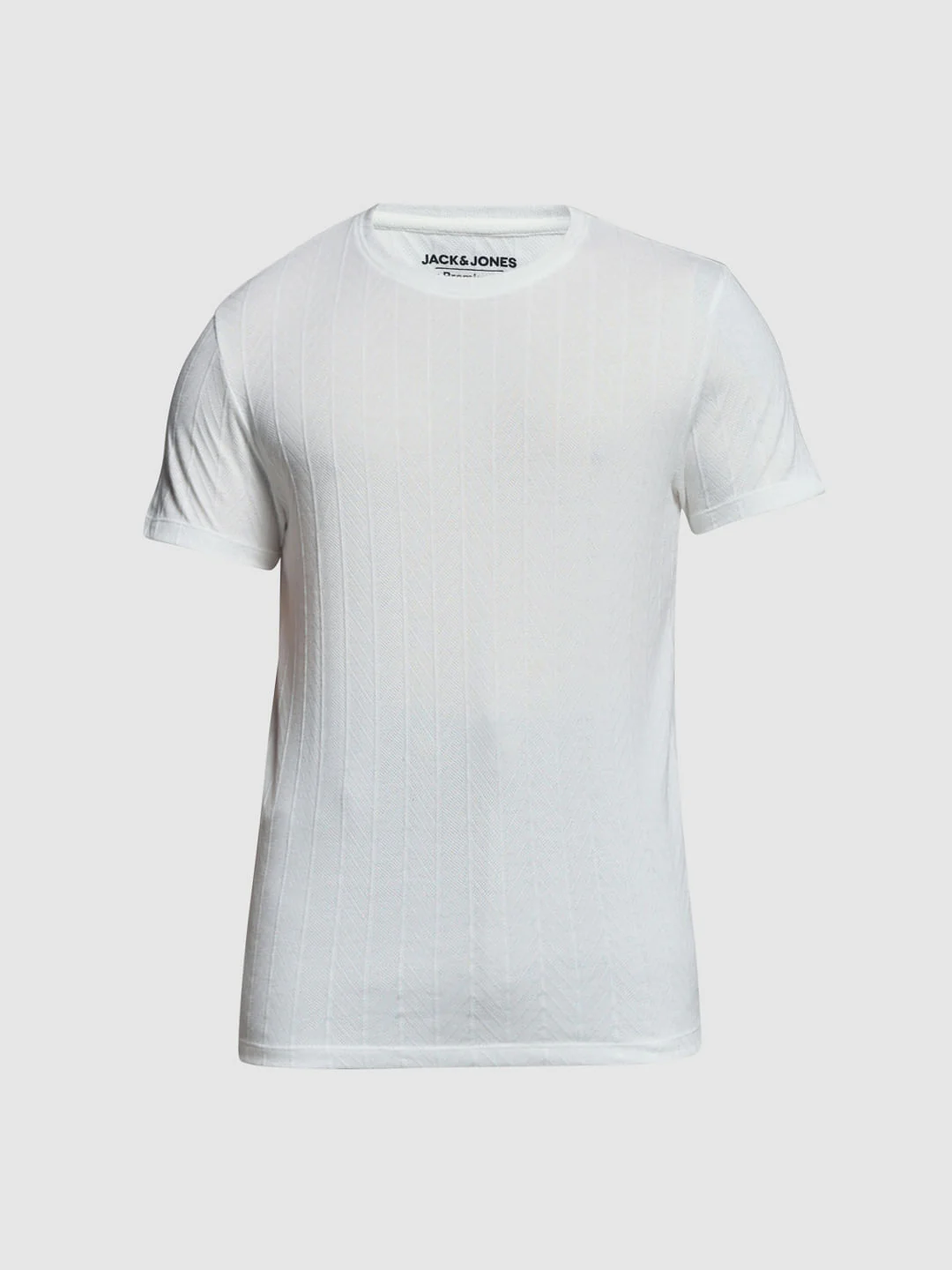 WHITE CREW NECK T-SHIRT - Image 7