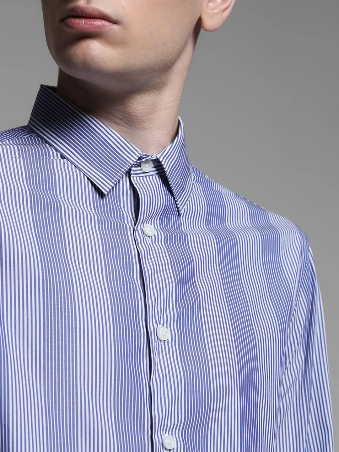BLUE STRIPED SHIRT - Image 5