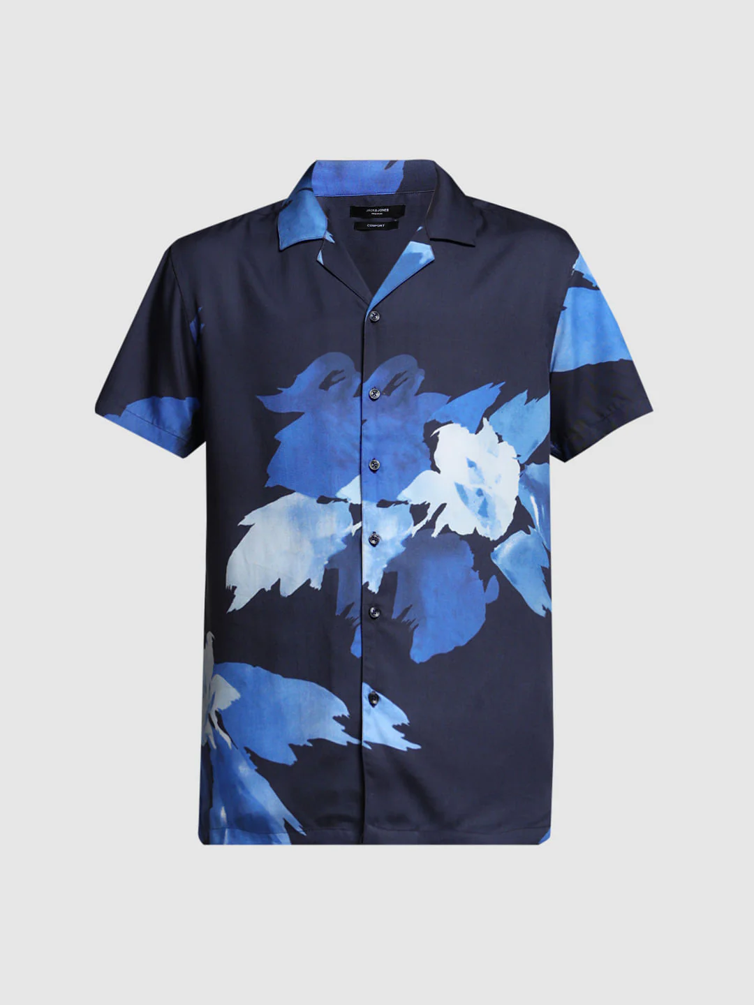 BLUE FLORAL TENCEL SHIRT - Image 7