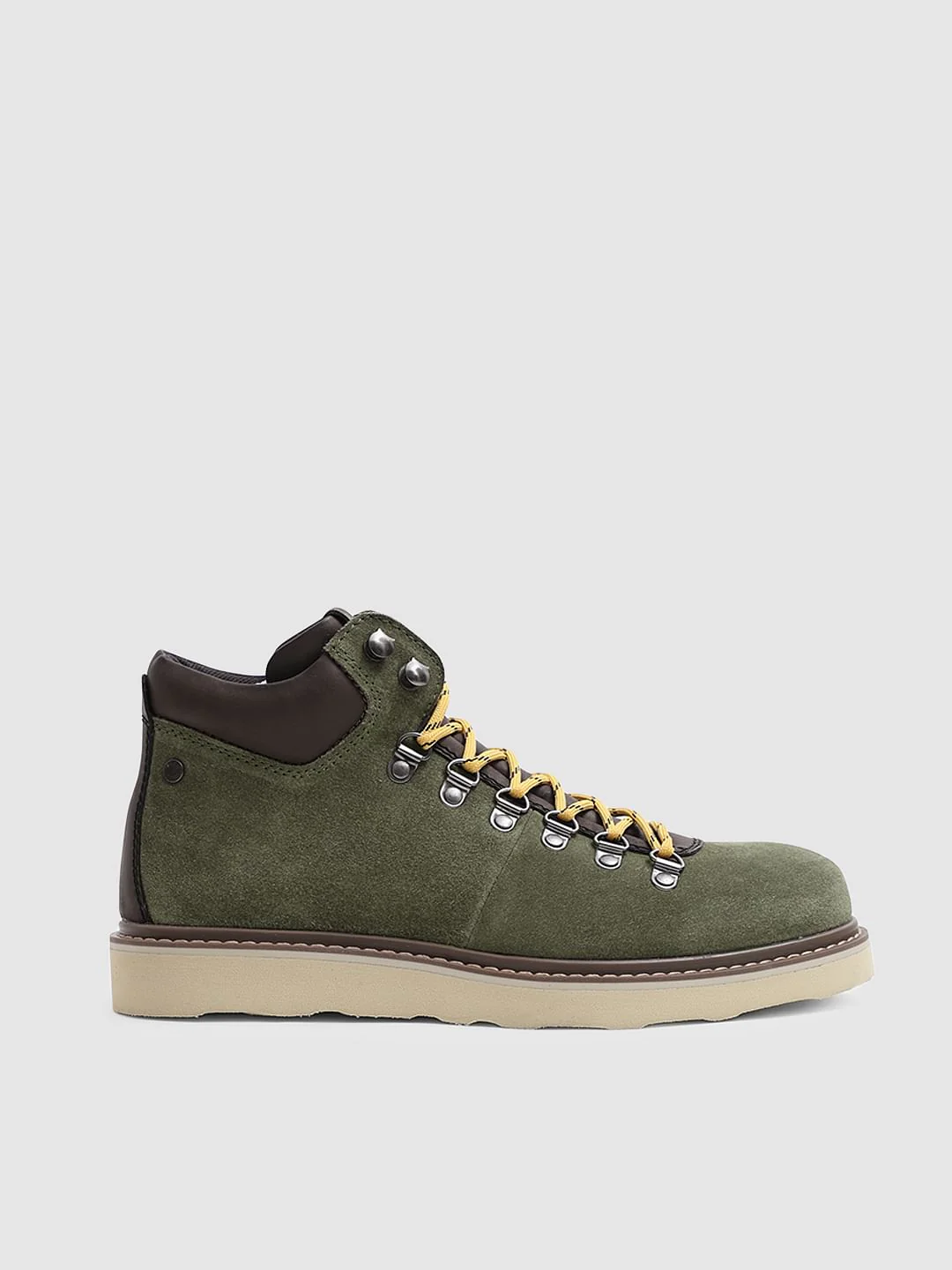Green Hi-Top Suede Boots - Image 2