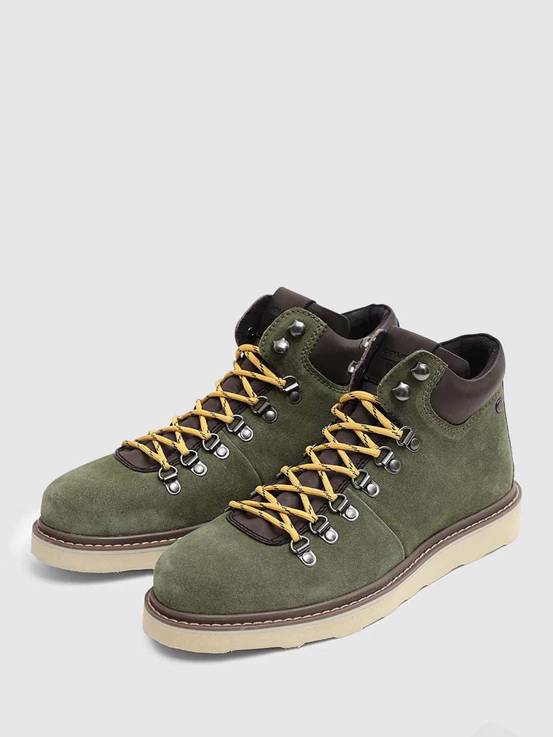 Green Hi-Top Suede Boots - Image 6