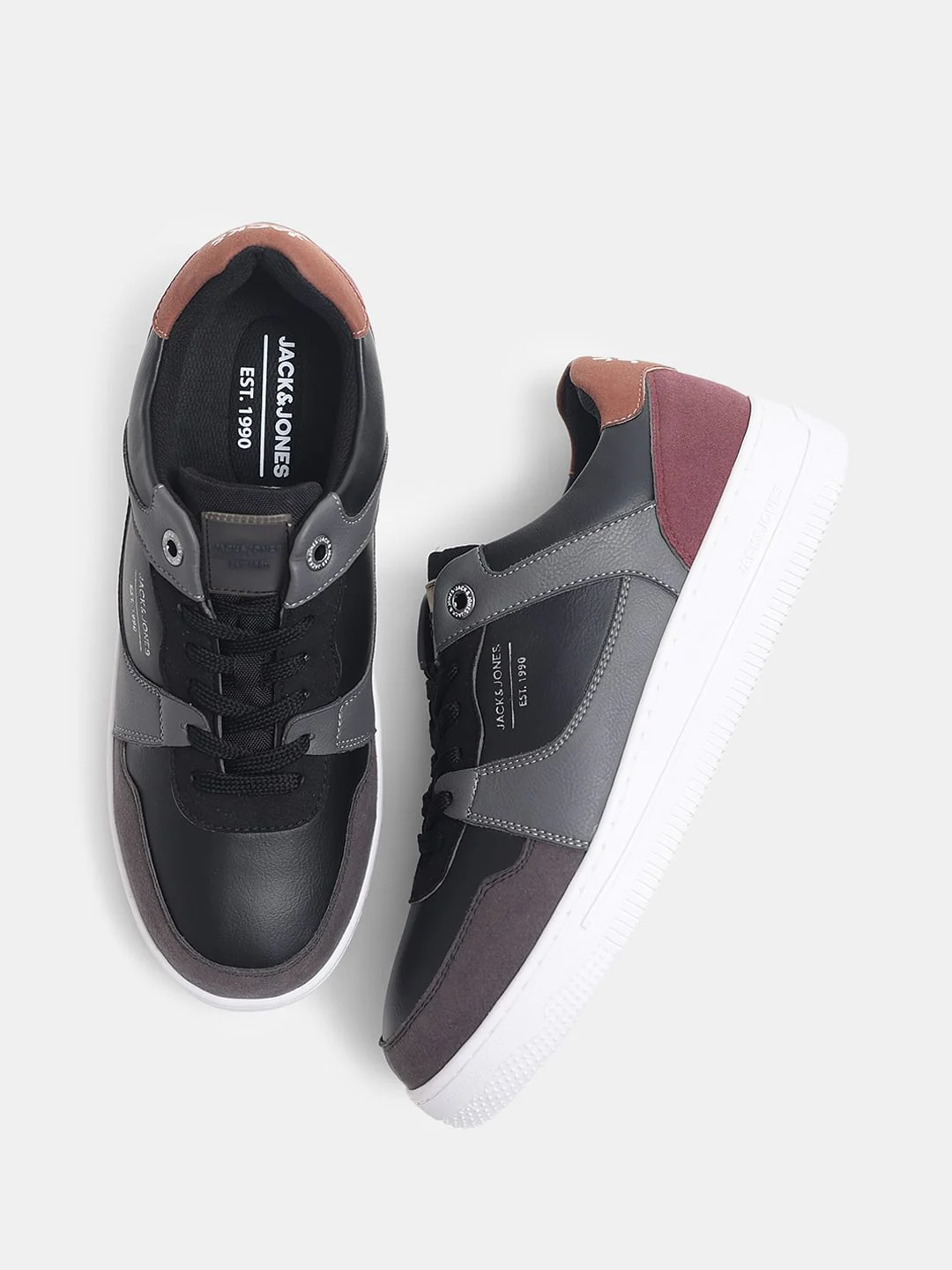 Black Colourblocked Sneakers - Image 3