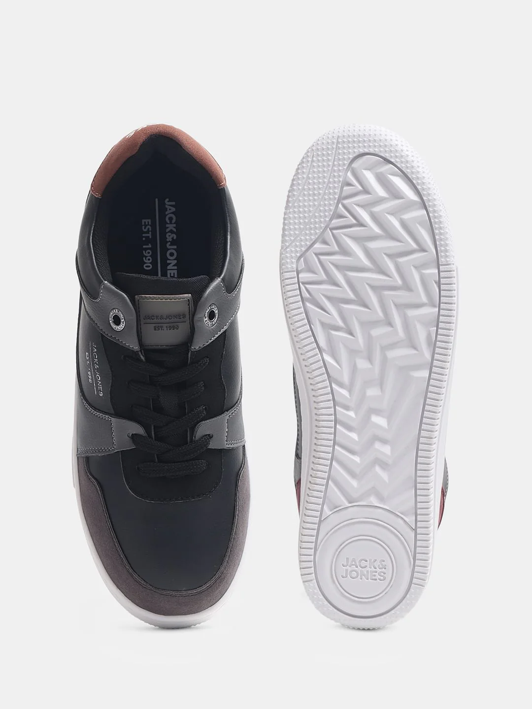 Black Colourblocked Sneakers - Image 5