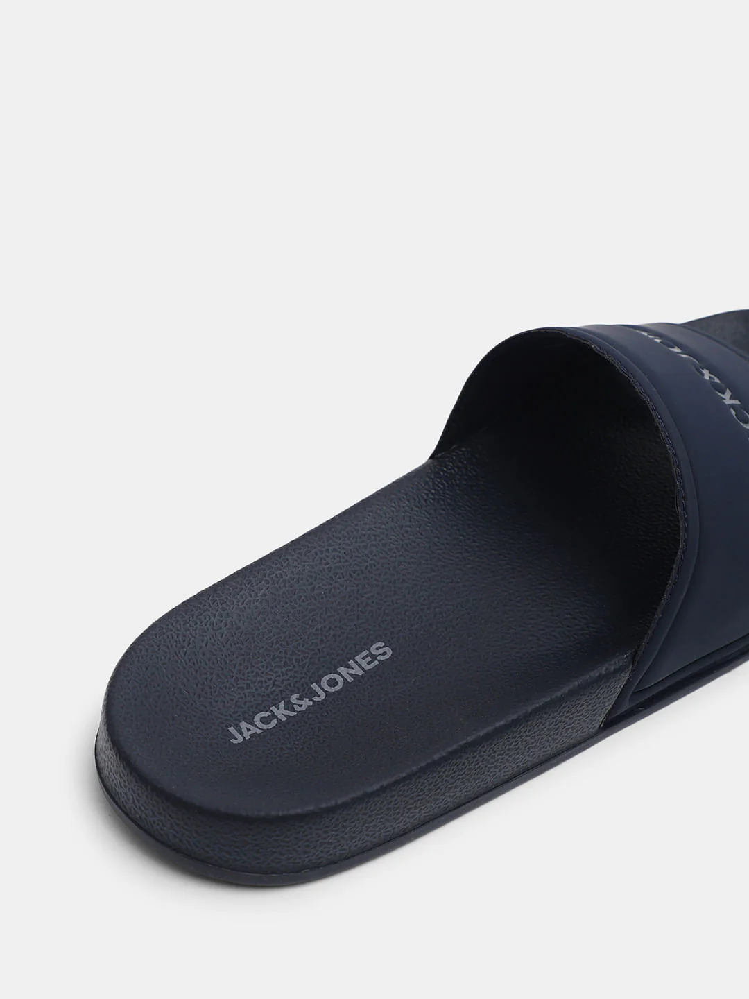 Navy Blue Logo Print Pool Sliders - Image 8