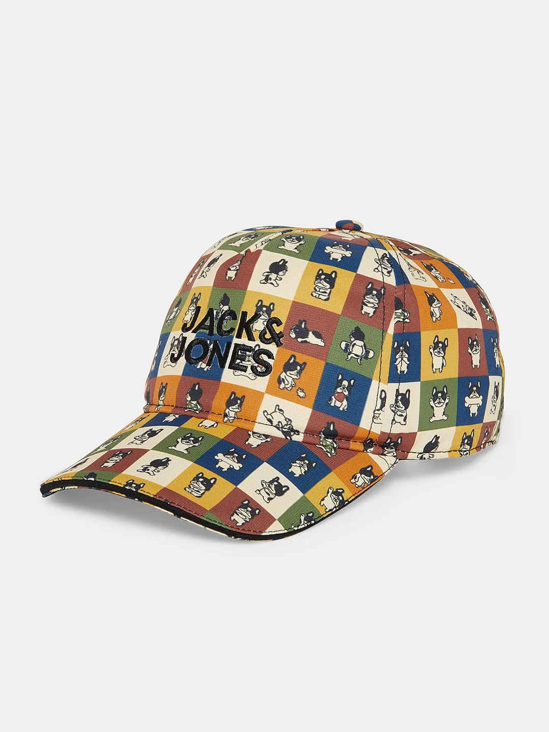 Boys Multi-Colour Doggo Print Cap - Image 4