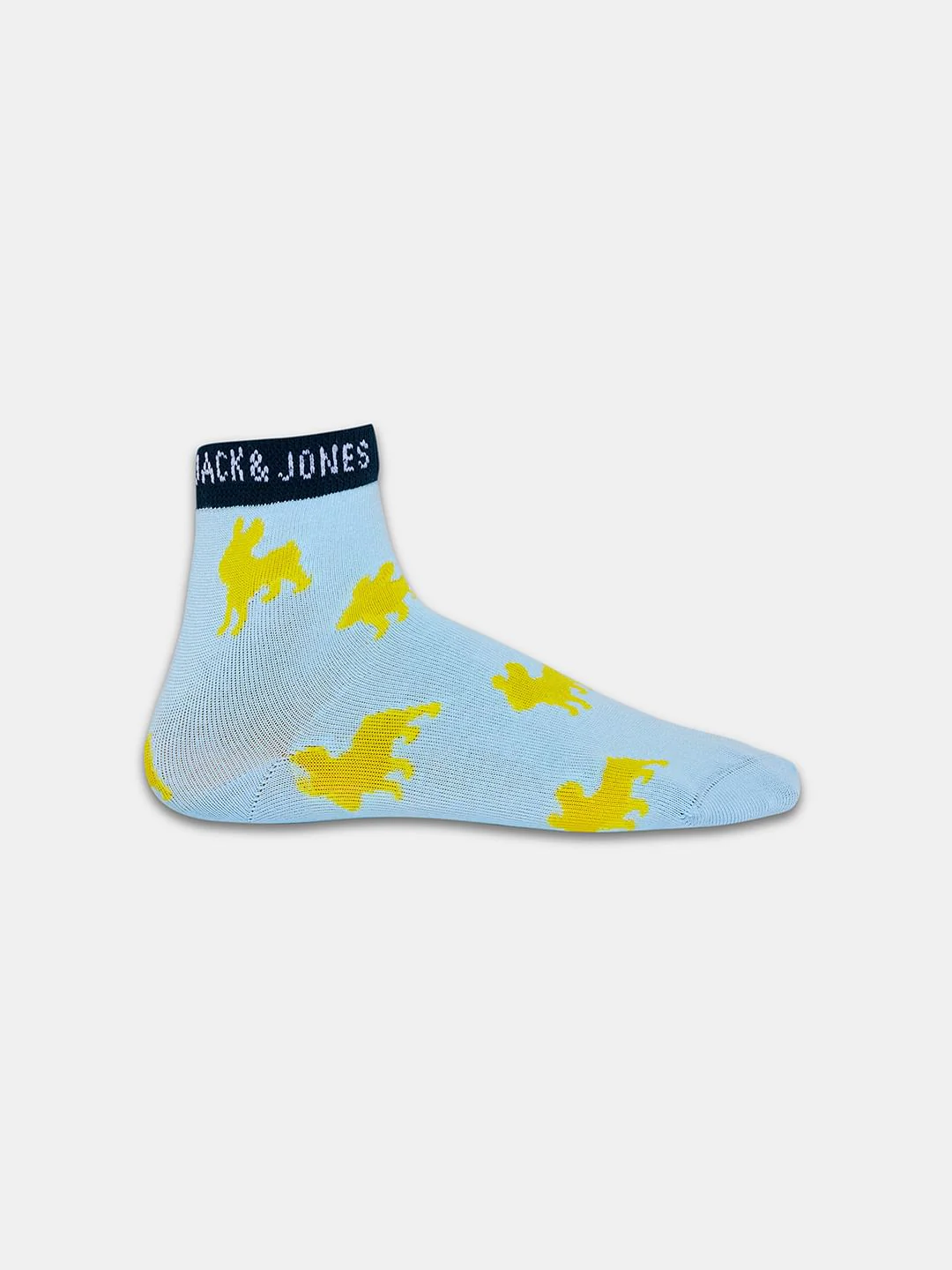 Boys Pack Of 3 Jacquard Printed Socks - Image 5