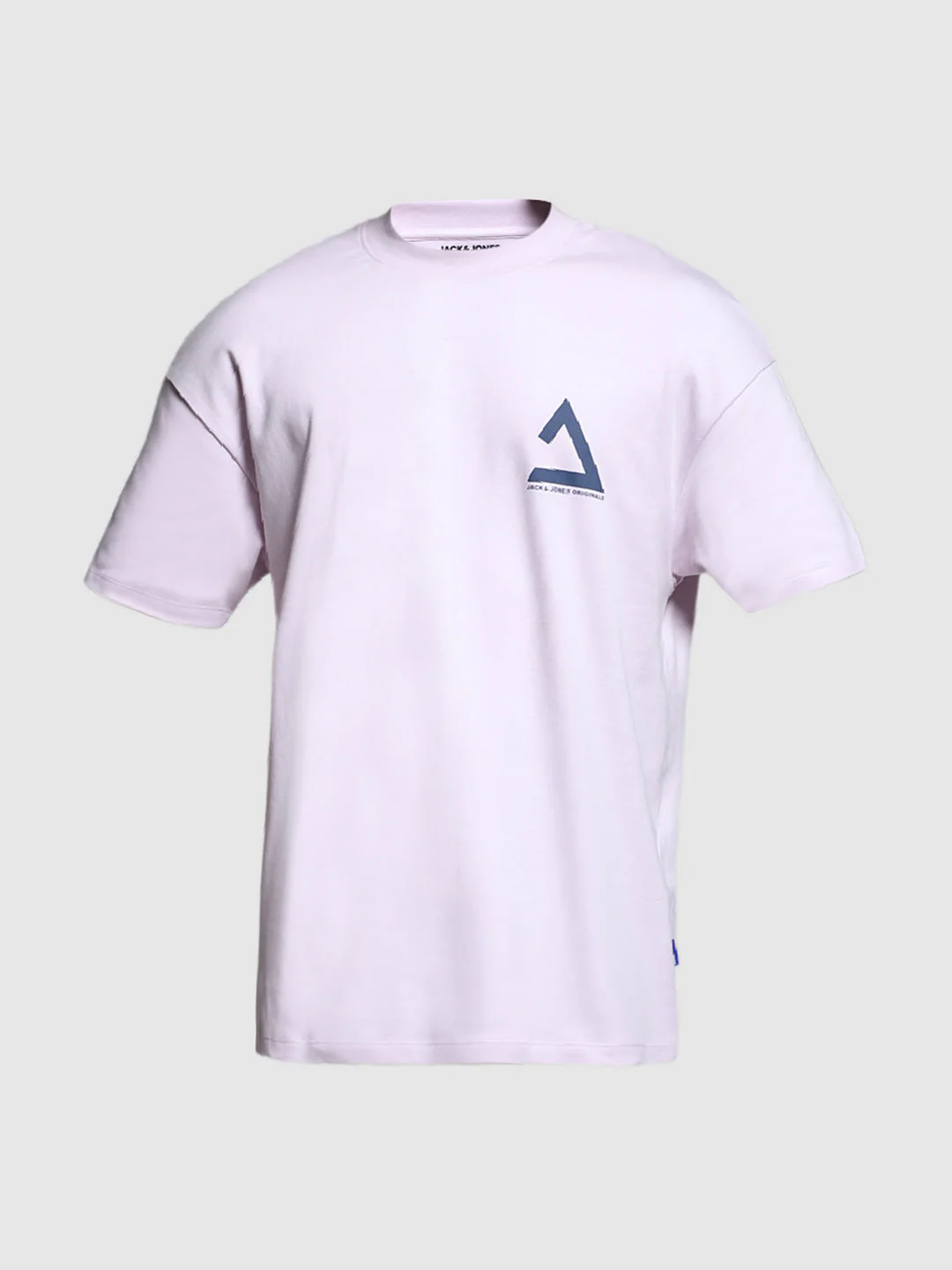 Men's Cotton Oversized Graphic Crew Neck T-Shirt - Lavender - Image 7