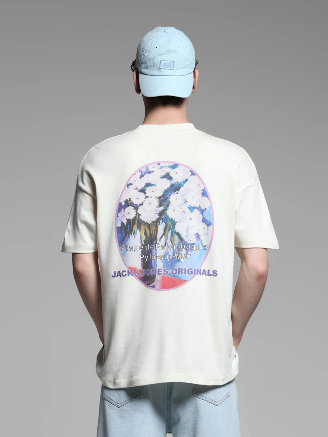 Off-White Printed Oversized Crew Neck T-shirt