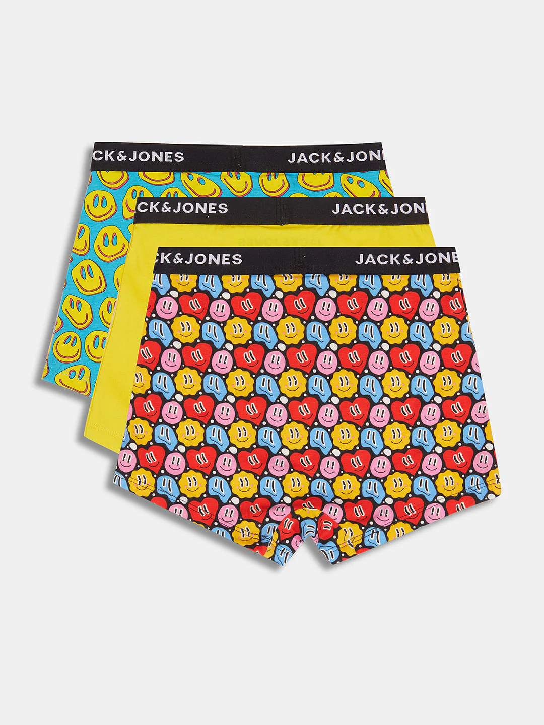 BOYS Pack Of 3 Smiley Print Trunks - Image 6