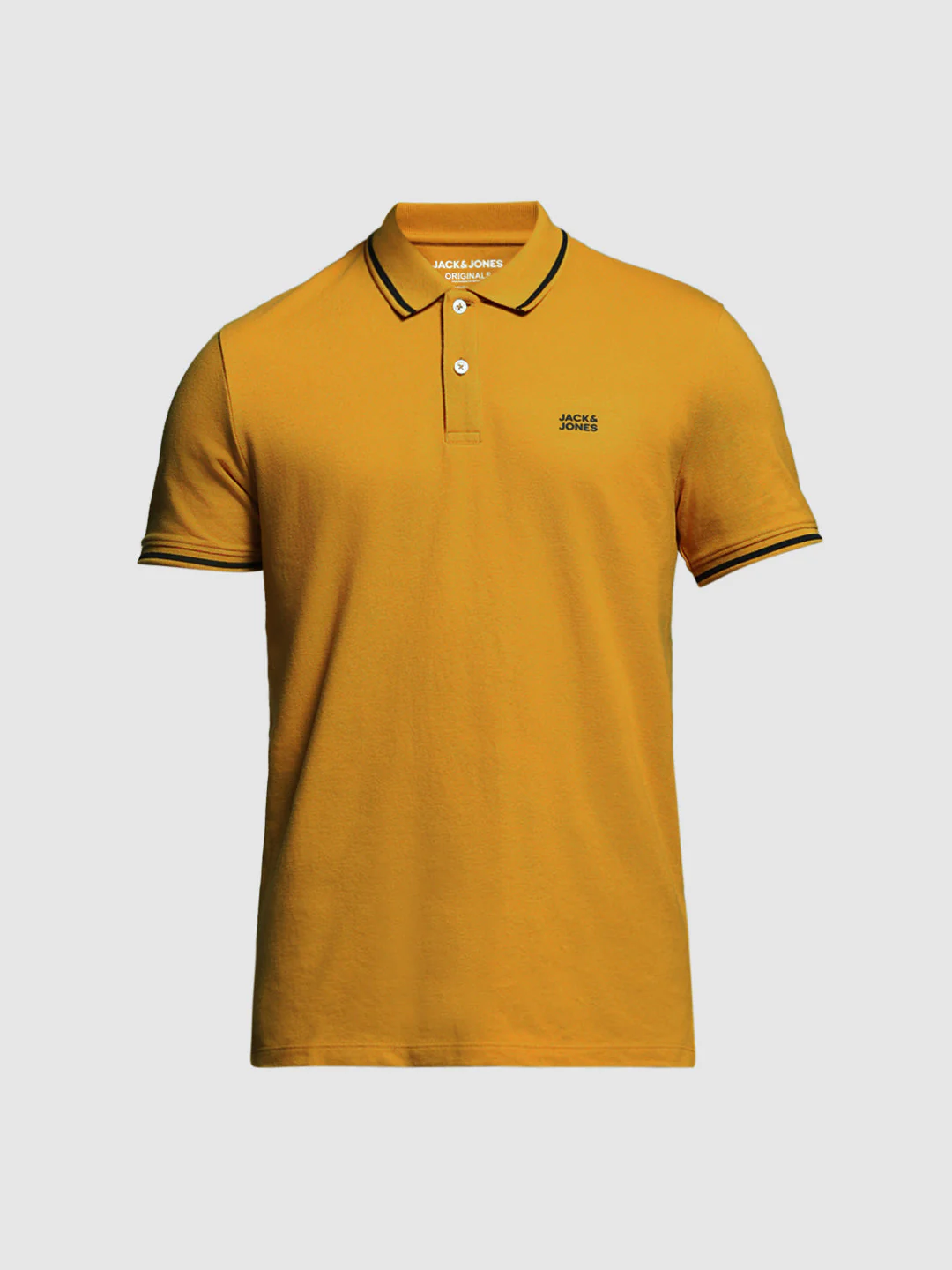 Yellow Contrast Tipped Polo - Image 7