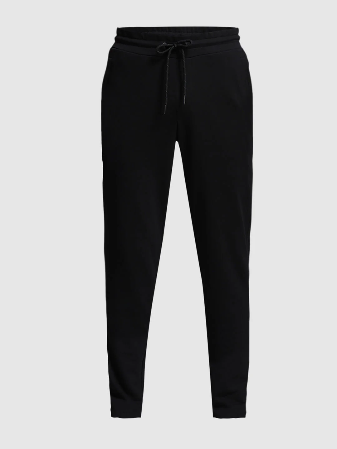 Black Anti Fit Drawstring Trackpants - Image 6