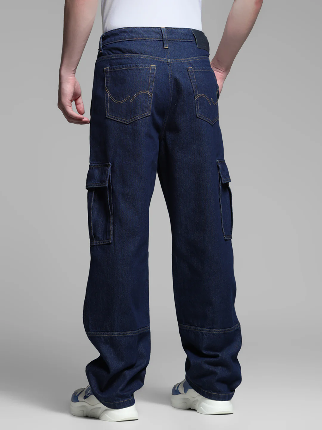 Dark Blue High Rise Anti Fit Jeans - Image 3