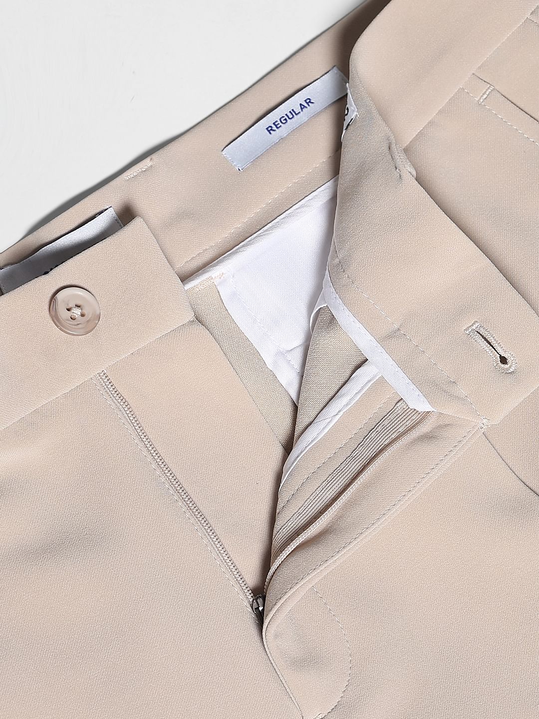 Beige Loose Fit Pants - Image 5