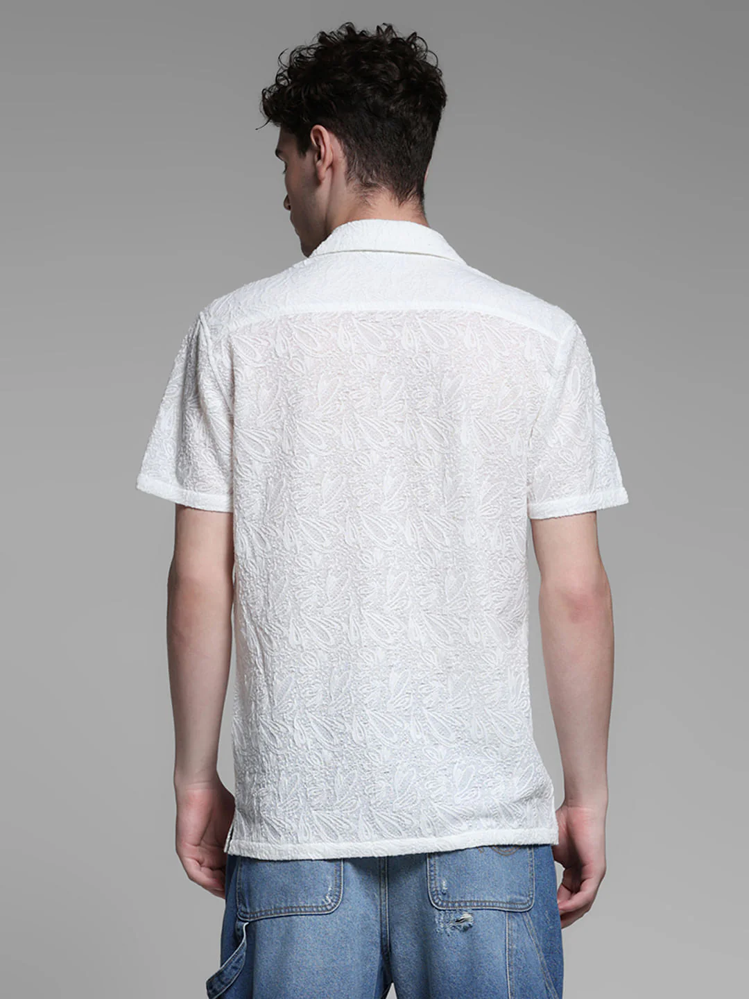 BLACK RESORT COLLOR SHIRT - Image 4