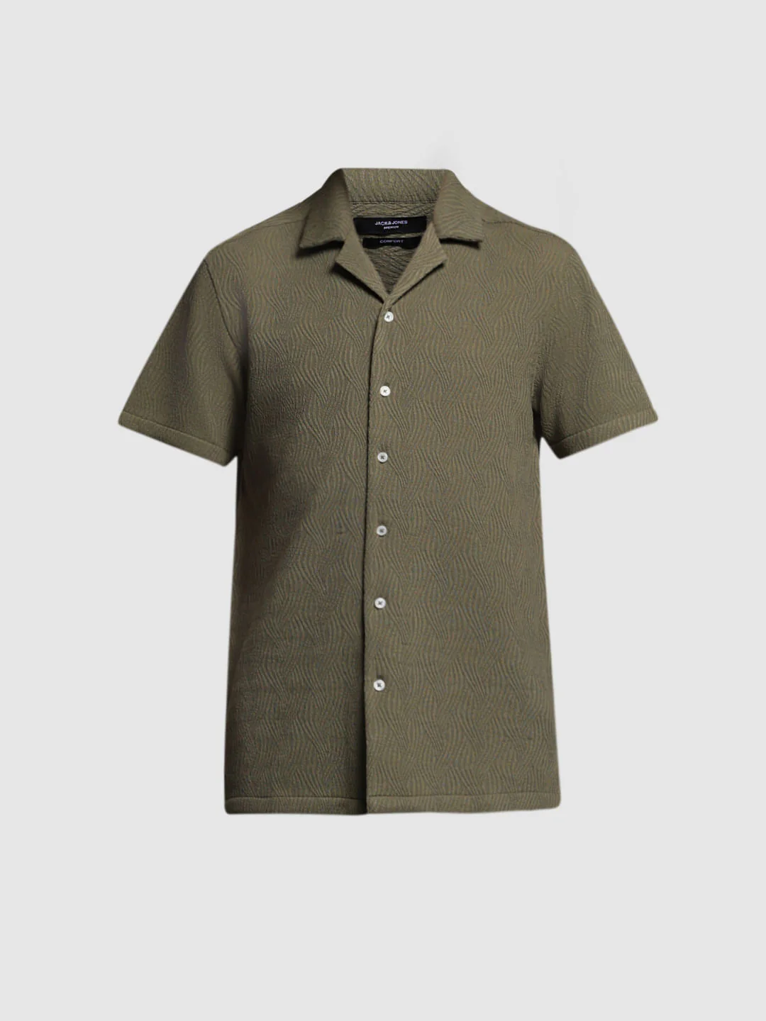 GREEN RESORT COLLAR SHIRT - Image 7