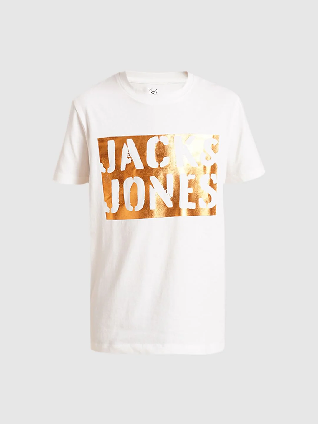 Boys White Foil Logo Print T-shirt - Image 7