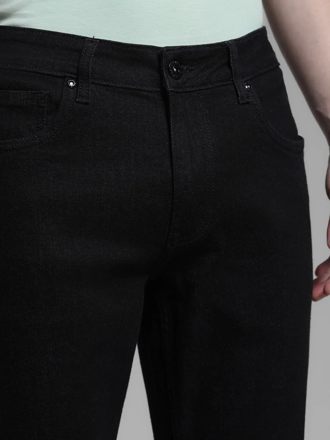 Black Low Rise Ben Skinny Jeans - Image 4