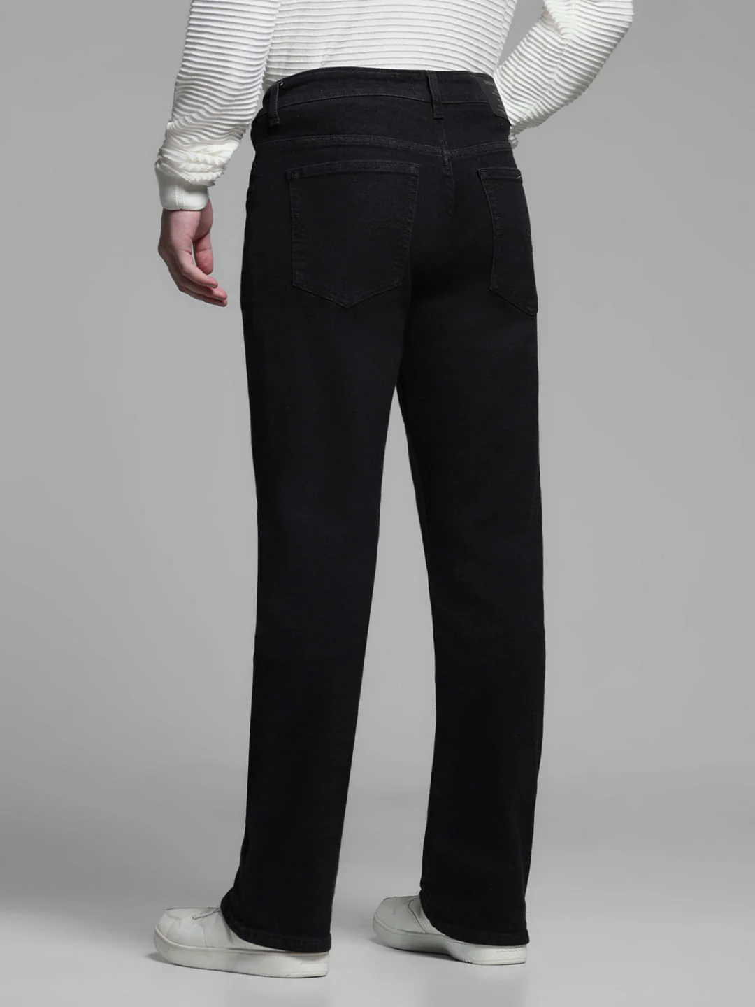 Black High Rise Bootcut Jeans - Image 3