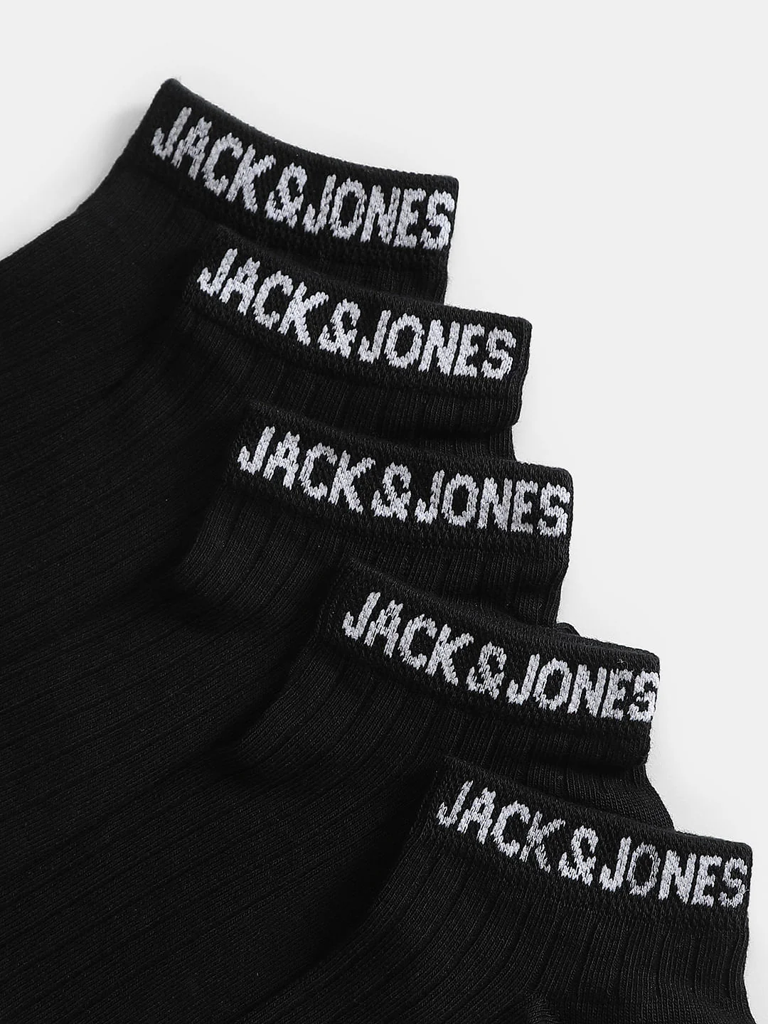 Pack of 5 Black Ankle Length Socks