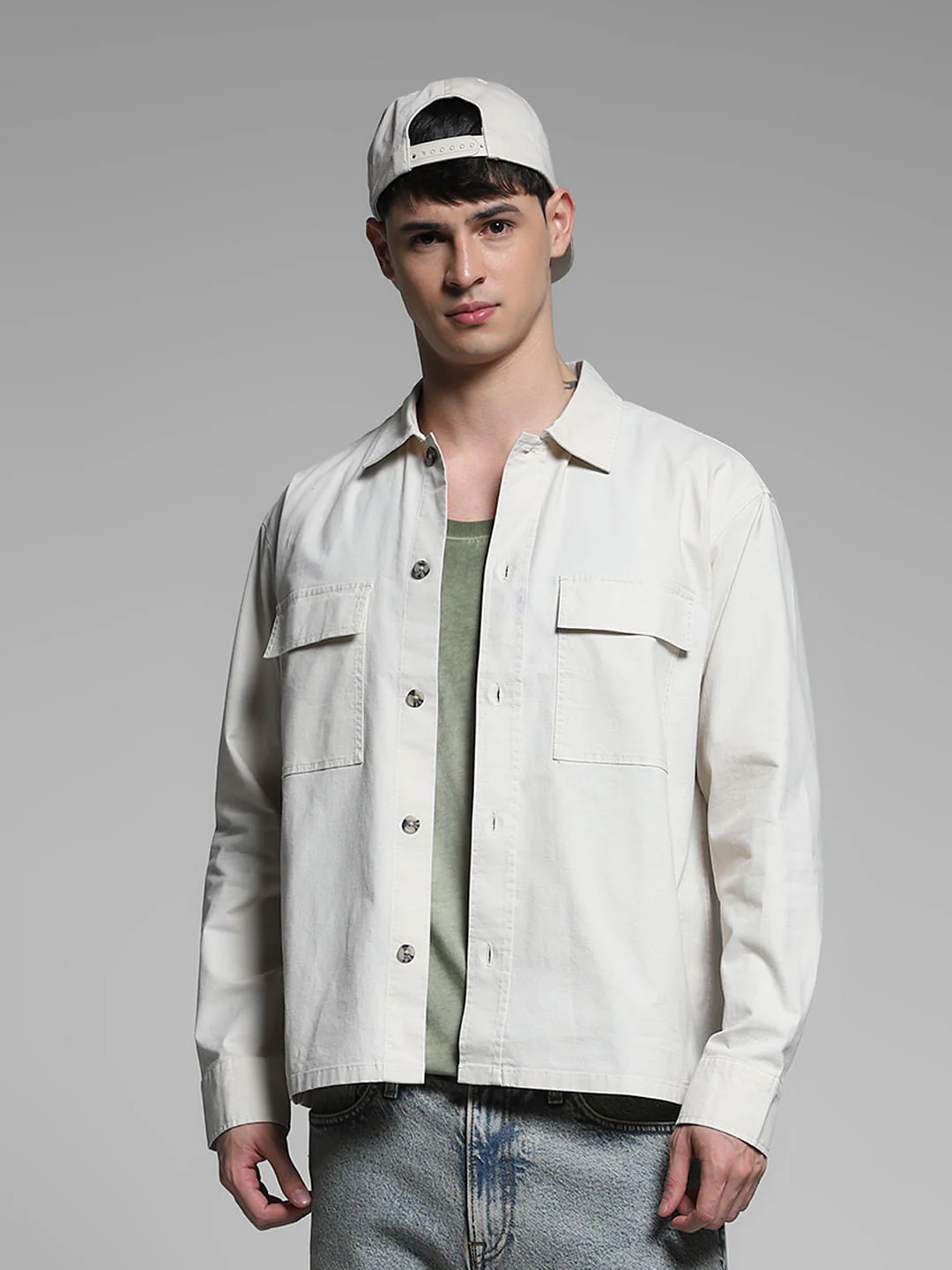 Off-White Cotton Overshirt