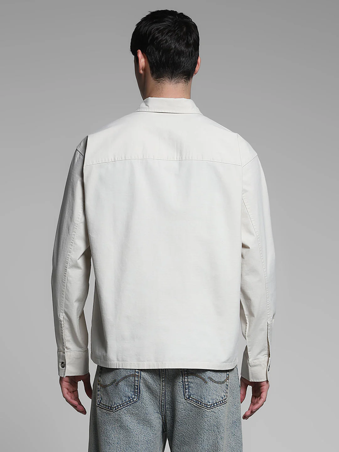 Off-White Cotton Overshirt - Image 4