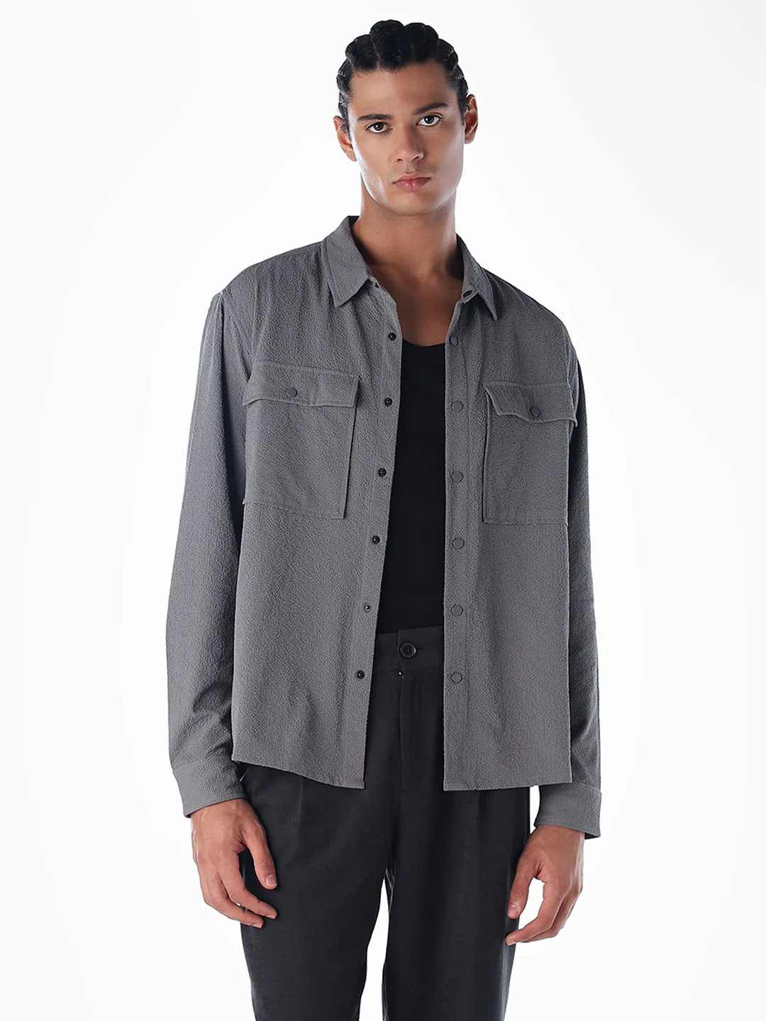 Oversized 2 Pocket Shirt - Image 2