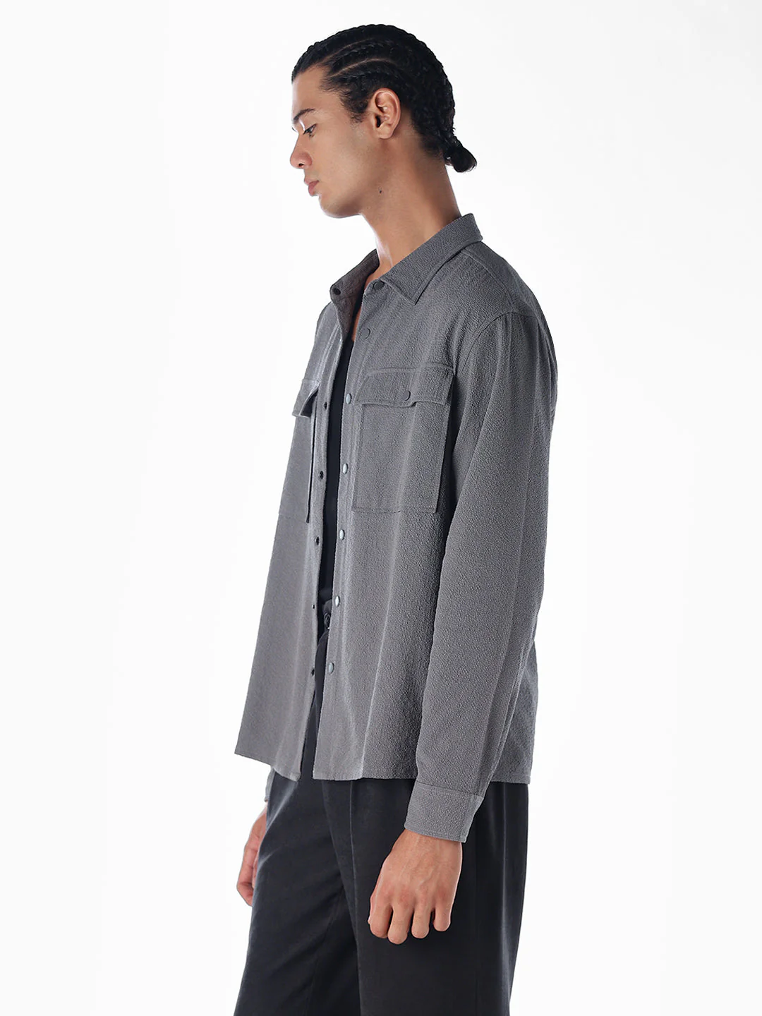Oversized 2 Pocket Shirt - Image 3