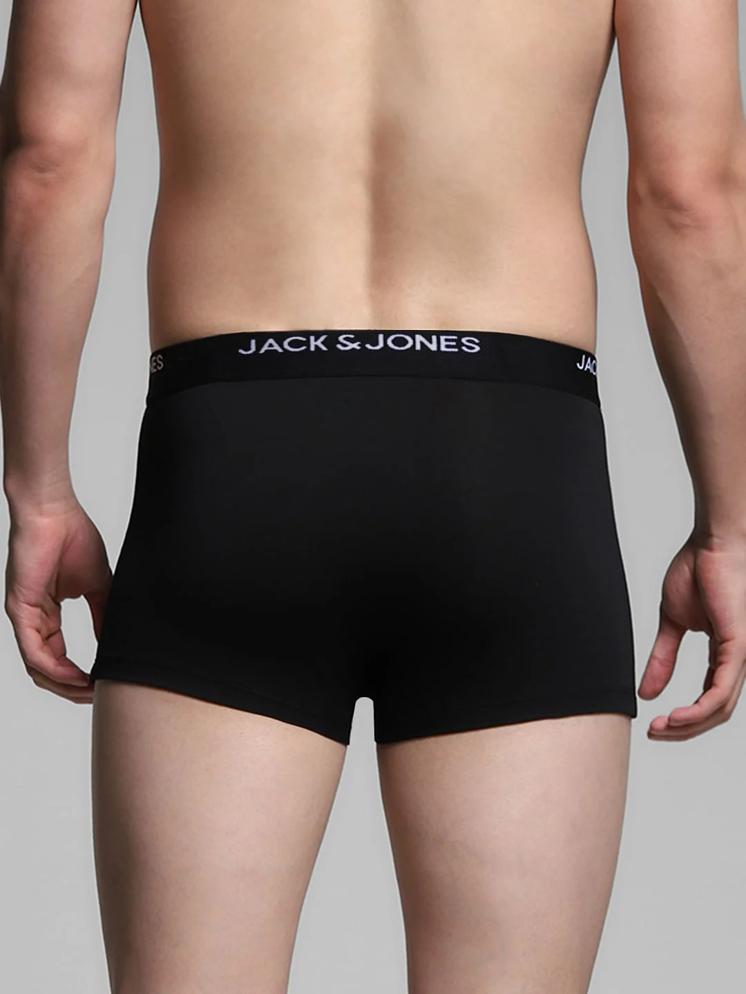 Pack of 5 Black Logo Print Trunks - Image 4