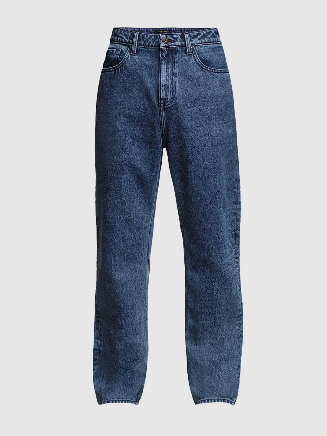 Dark Blue High Rise Dario Loose Fit Jeans - Image 7
