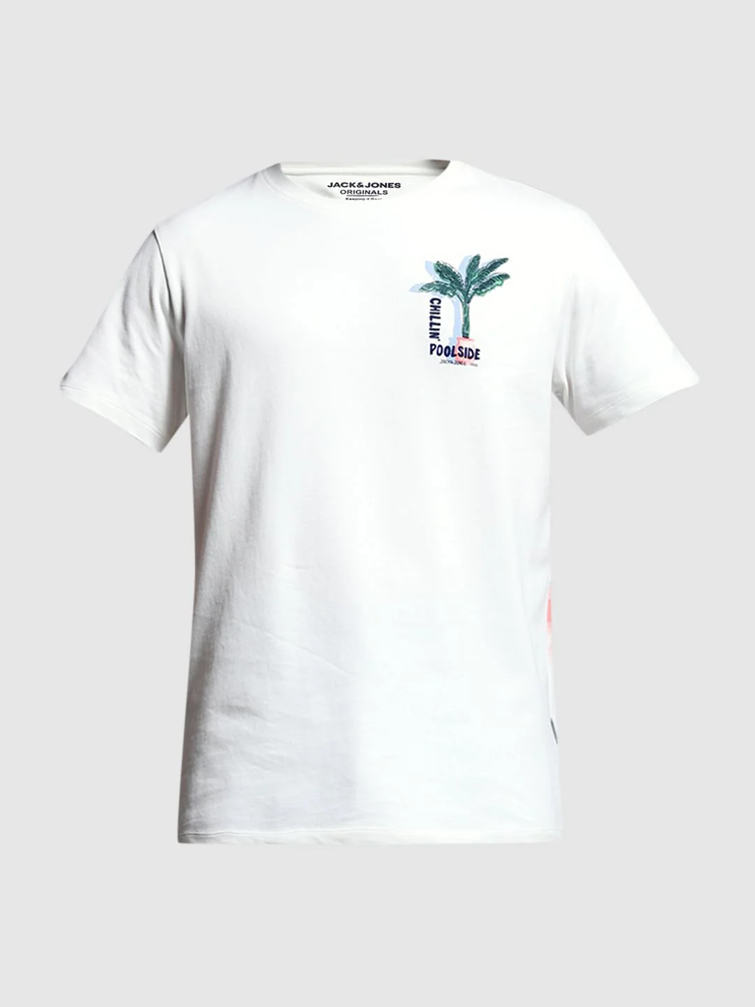 White Graphic Print Cotton T-shirt - Image 7
