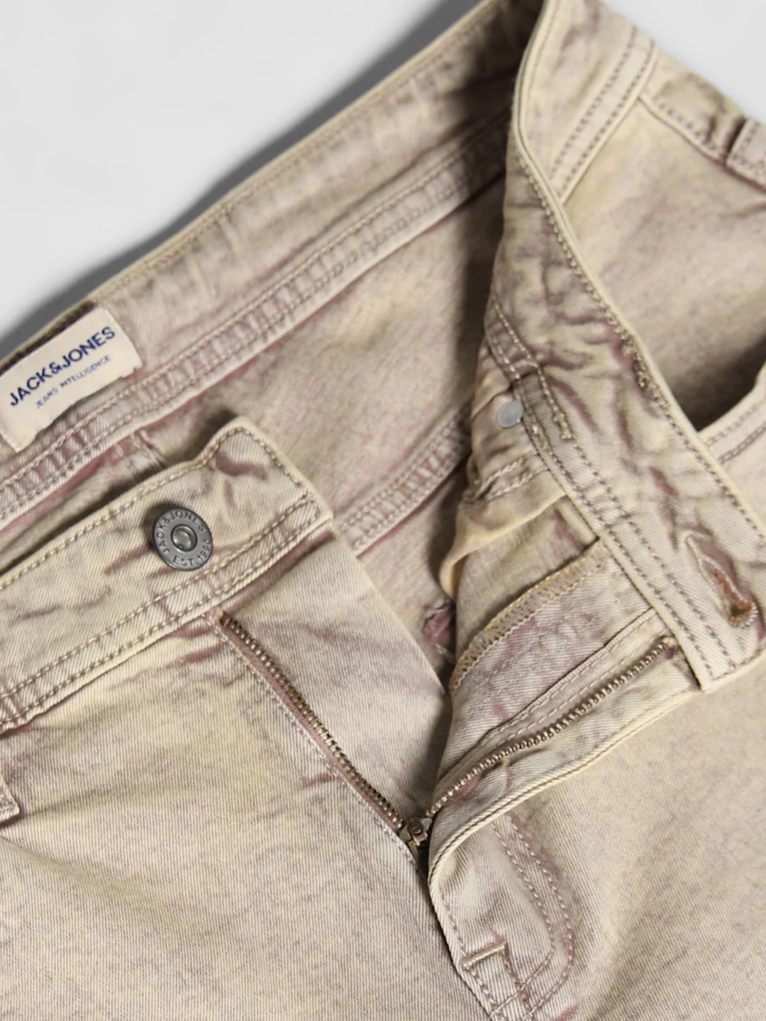 Brown Mid Rise Denim Shorts - Image 5