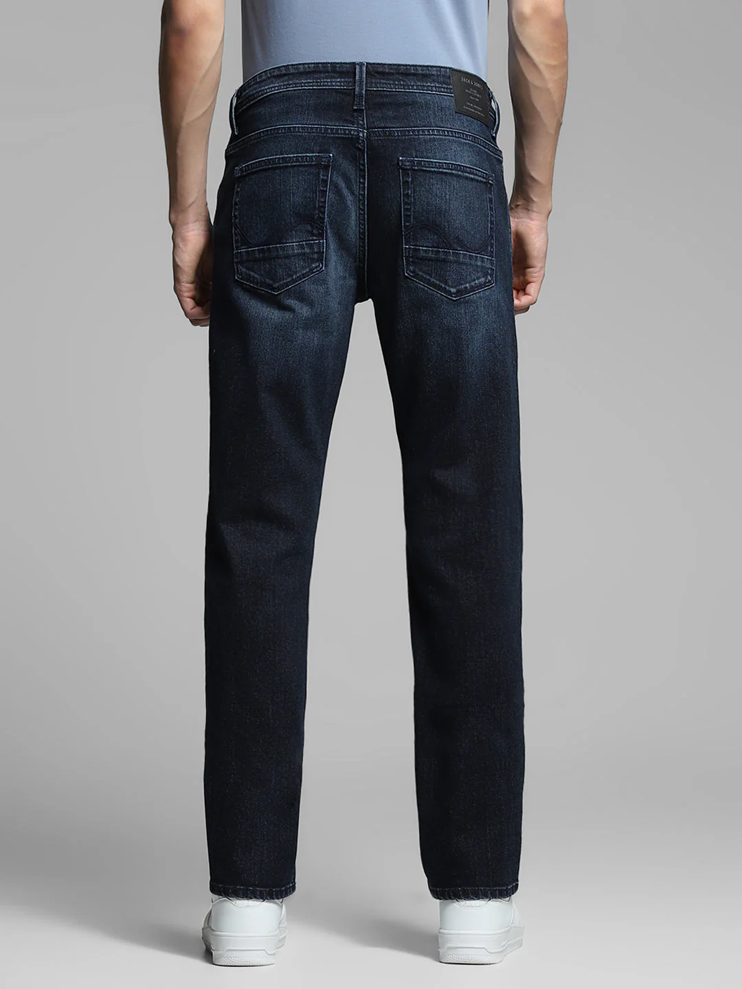 Dark Blue Clark Regular Fit Jeans - Image 9