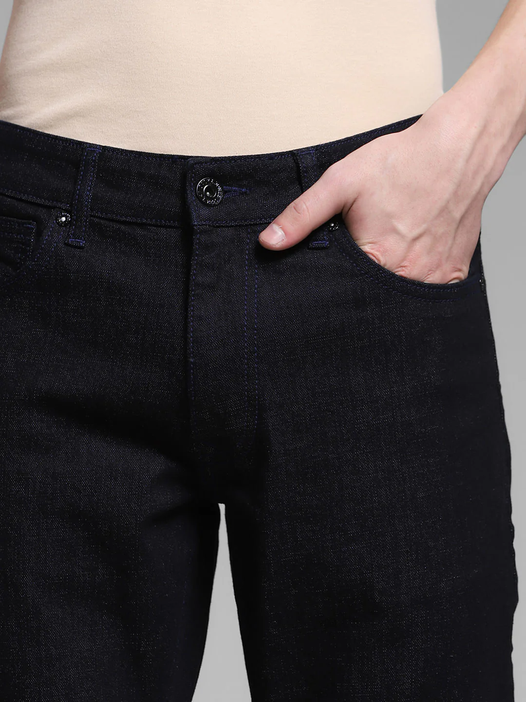 Black Low Rise Glenn Slim Fit Jeans - Image 4